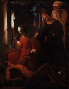 Georges de La Tour St Sebastian Attended by St Irene (mk08) china oil painting reproduction